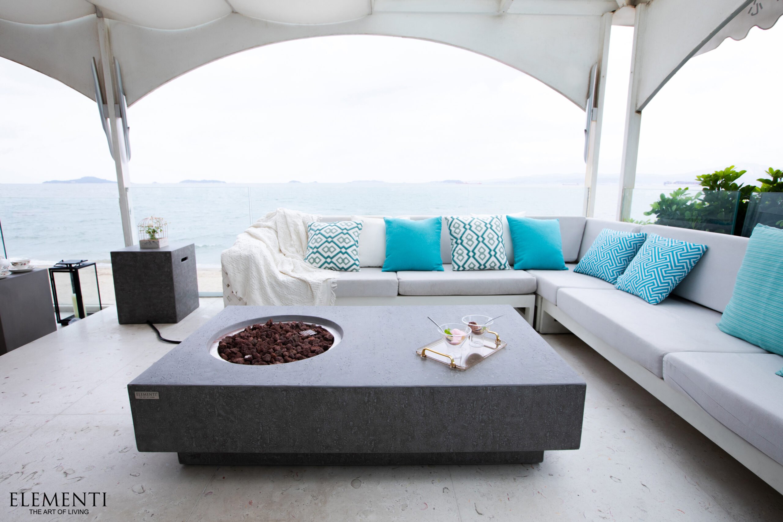 Elementi Metropolis Fire Pit Table 13)