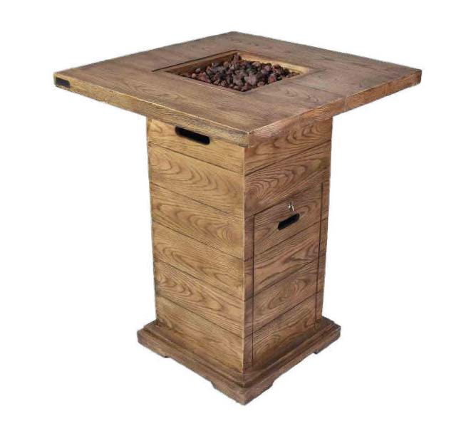 Rova Bar Fire Pit Table