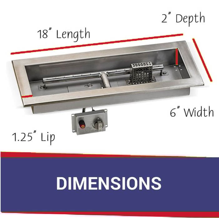 stainless steel fire pit burner kits