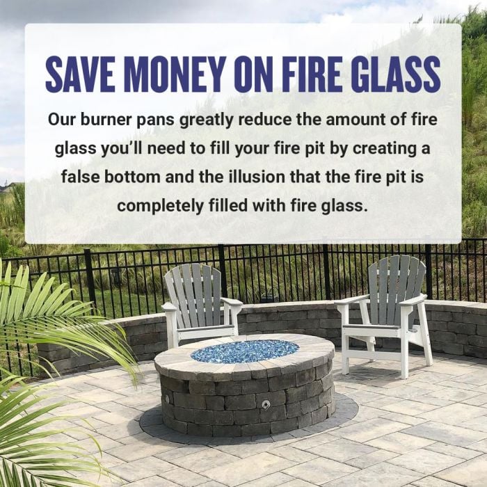 save money on fire glass