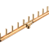 110K BTU 22" Linear Brass Burner For Rectangular Fire Pit Openings
