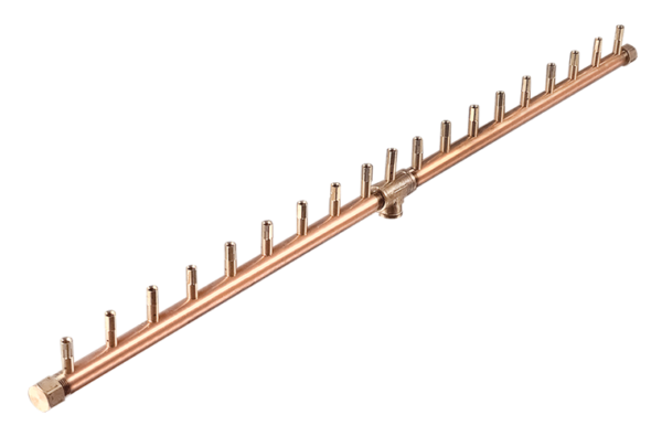 190K BTU 38-inch Linear Brass Burner For Rectangular Fire Pits