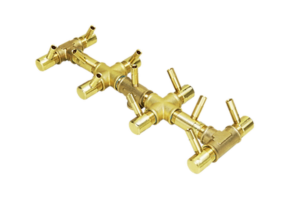 Crossfire Brass Fire Pit Burners by Warming Trends