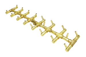 Crossfire Brass Fire Pit Burners by Warming Trends