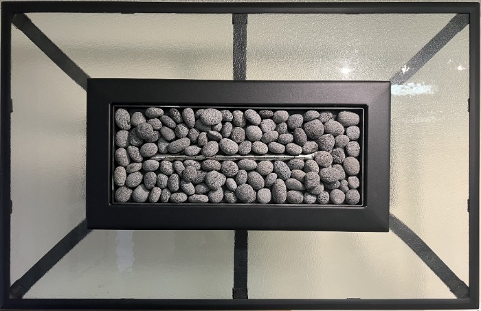 15 X 30 Table Top Fire Pit 1 Tabletop propane fire pit by USA Fire Bowls