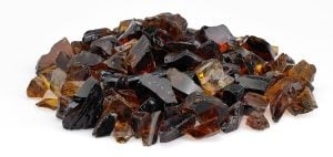Auburn 3/4" - 1" Recycled Fire Glass + Priced per Pound (Sold in 10 lb increments)