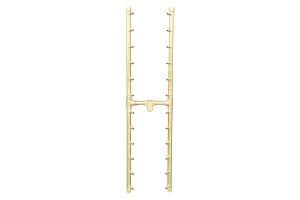 240K BTU 35.5" x 9.5" H-Style Brass Burner