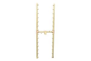 300K BTU 42.25" x 14.25" H-Style Brass Burner