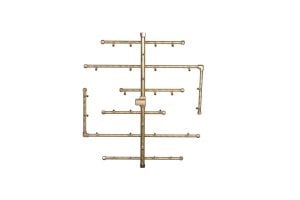 300K BTU 24.75" x 22" CROSSFIRE Brass Burner