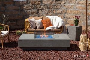 Montecarlo 60” Fire Table - Light Gray