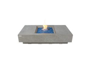 Montecarlo 60” Fire Table - Light Gray