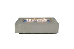 Meteora 56” Sandstone Fire Table - Space Gray
