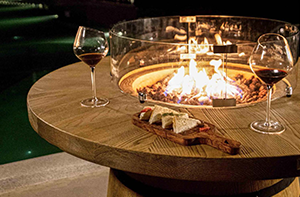 Lafite Barrel Bar Fire Table