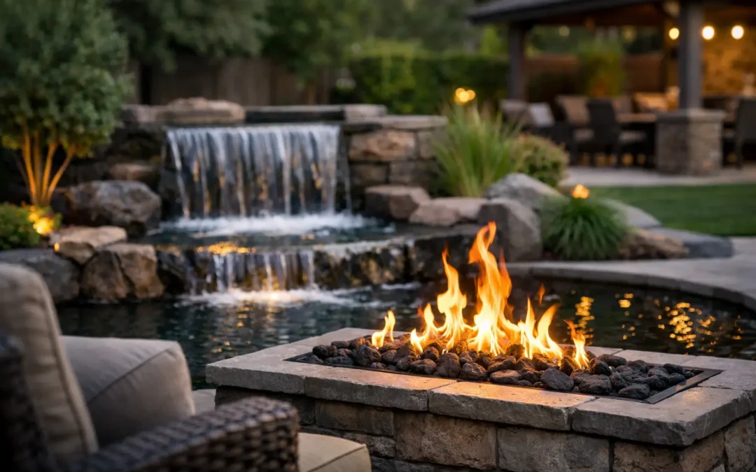 Backyard Fire and Water Features That Fit