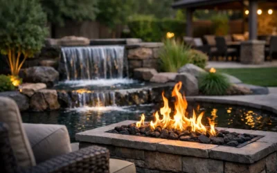 Backyard Fire and Water Features That Fit