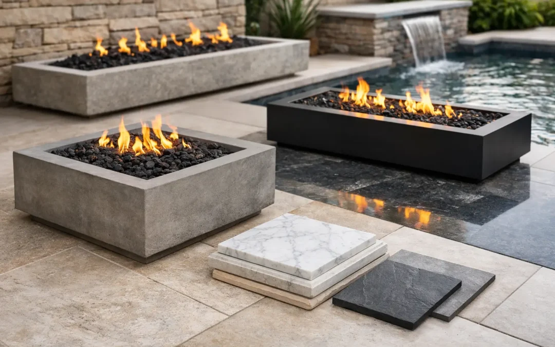 How to Match Fire Bowls to Tile and Stone