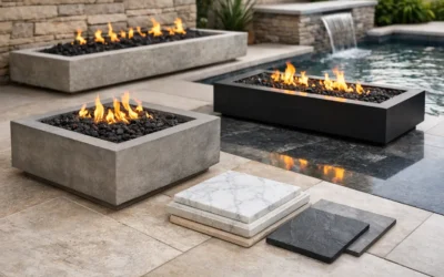 How to Match Fire Bowls to Tile and Stone