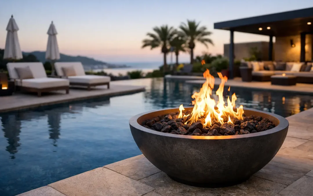 Pool Fire Bowl Buying Guide for Luxury Spaces