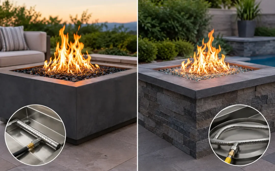 Propane Versus Natural Gas Burners for Fire Bowls