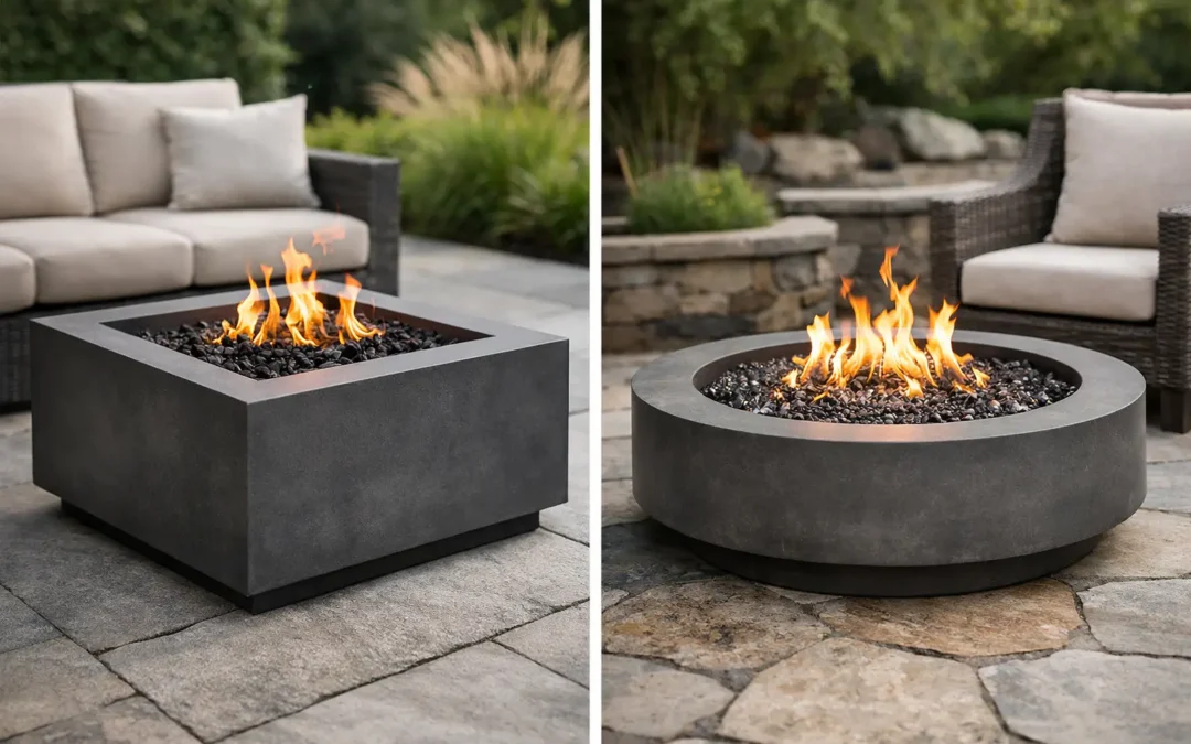 Square Versus Round Fire Pits Which Fit Best